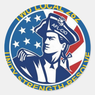 TWU Local 282 Classic Round Sticker