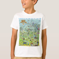 TX Hill Country Cartoon Map
