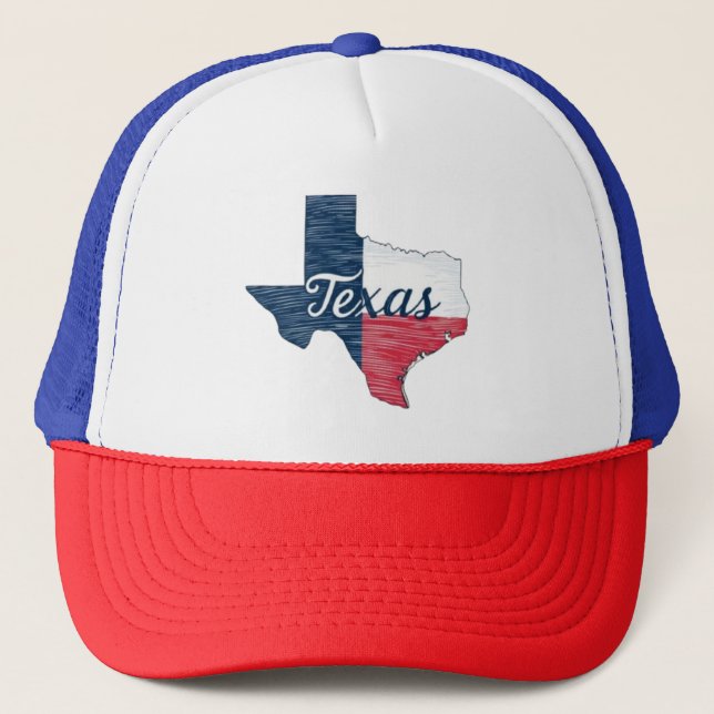 TX Lonestar-Texas Trucker Hat (Front)