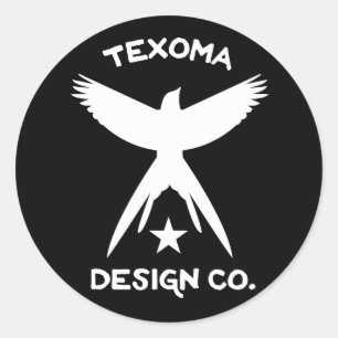 TXADCO Decal Classic Round Sticker