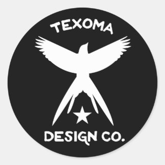 TXADCO Decal Classic Round Sticker