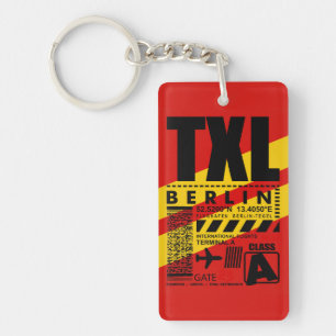 TXL Tegel Berlin Airport Key Ring