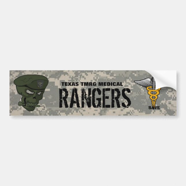 TXSG TMRG Medical Ranger CADUCEUS, ... Bumper Sticker (Front)