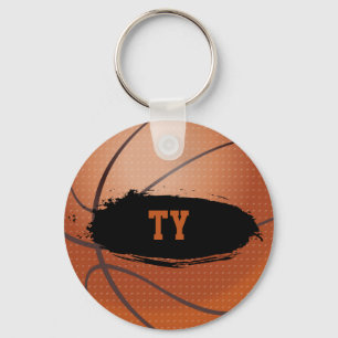 Ty Grunge Basketball Keychain / Keyring