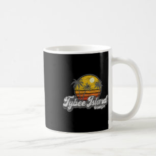 Tybee Island Ga Retro 70's Vintage Surfer Gift Coffee Mug