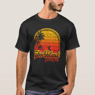 Tybee Island Georgia Beach Palm Tree Summer Vacati T-Shirt