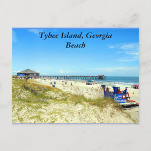 Tybee Island, Georgia Beach Postcard