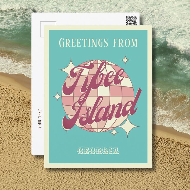 Tybee Island Georgia Chatham USA retro Postcard (Creator Uploaded)