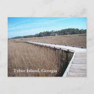 Tybee Island Georgia GA Postcard Photograph