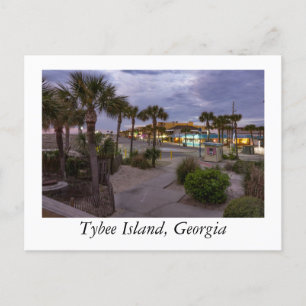 Tybee Island Georgia Postcard