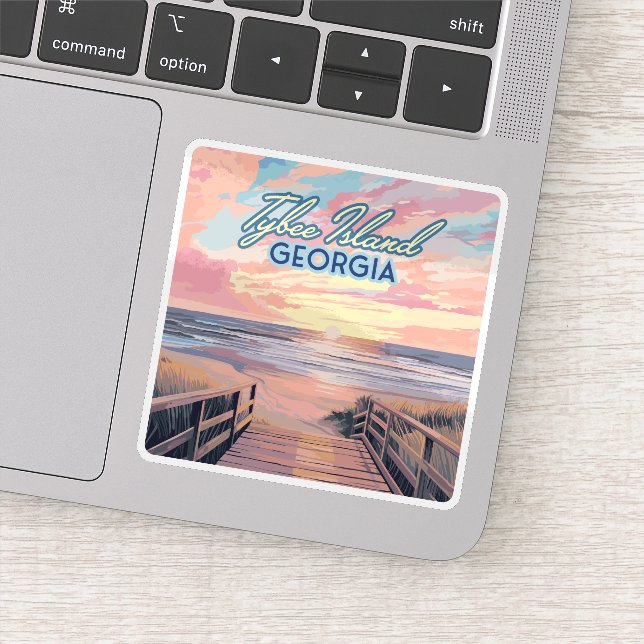 Tybee Island Georgia Sunrise Beach Savannah (Detail)