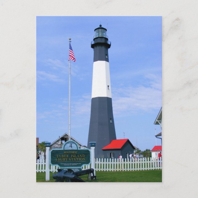 Tybee Island Light Station Postcard (Front)