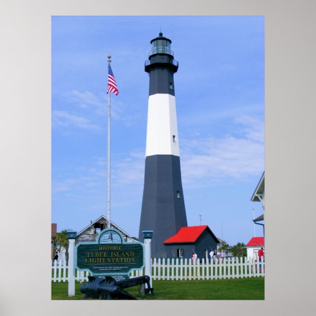 Tybee Island Light Station Poster (Front)