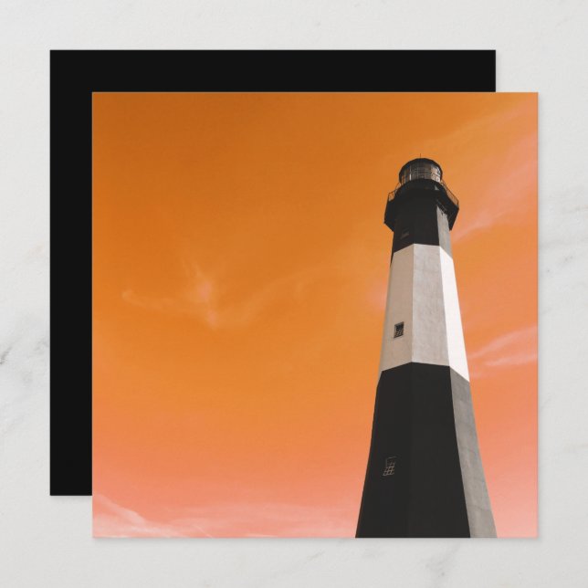 tybee island lighthouse invitation (Front/Back)