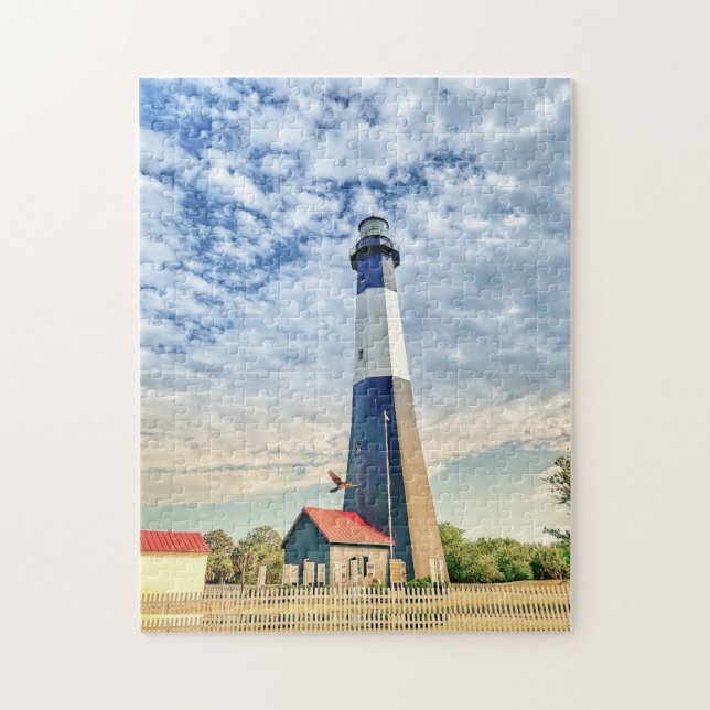 Tybee Island Lighthouse Jigsaw Puzzle (Vertical)