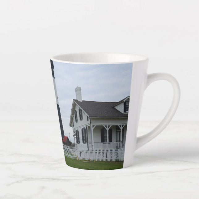 Tybee Island Lighthouse  Latte Mug (Right)