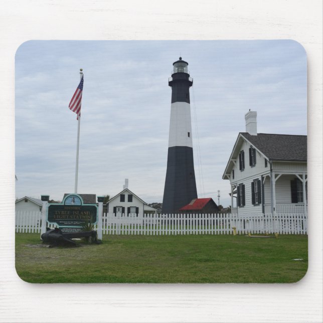 Tybee Island Lighthouse  Mouse Mat (Front)