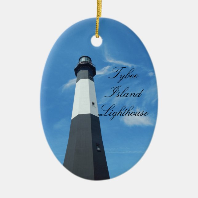 Tybee Island Lighthouse ornament (Front)