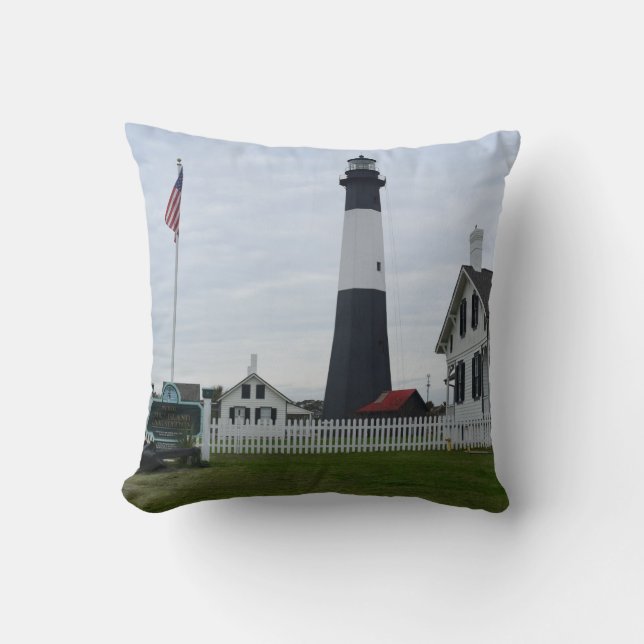 Tybee Island Lighthouse photo on a  Cushion (Front)