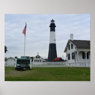 Tybee island Lighthouse Photo on a  Poster