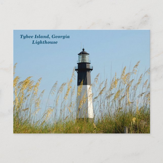 Tybee Island Lighthouse Postcard (Front)