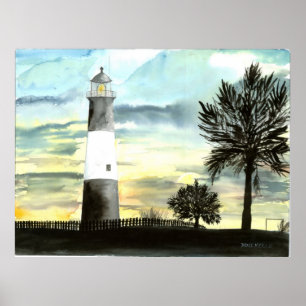 TYBEE ISLAND LIGHTHOUSE POSTER