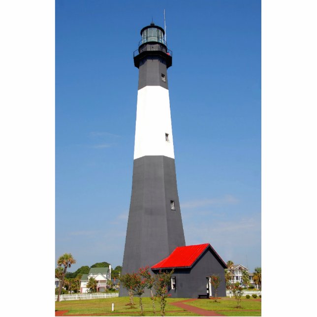 Tybee Island Lighthouse Standing Photo Sculpture (Front)