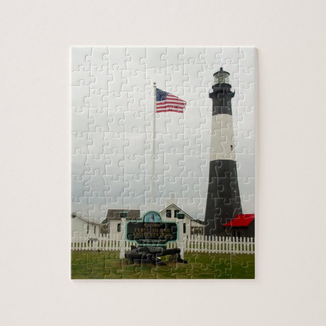 Tybee Island Lighthouse Station Puzzle (Vertical)