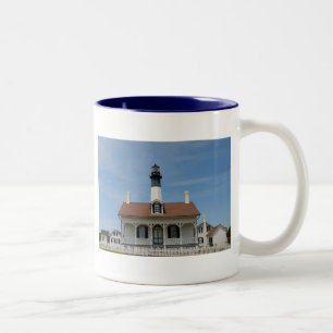 Tybee Island Lighthouse Two-Tone Coffee Mug