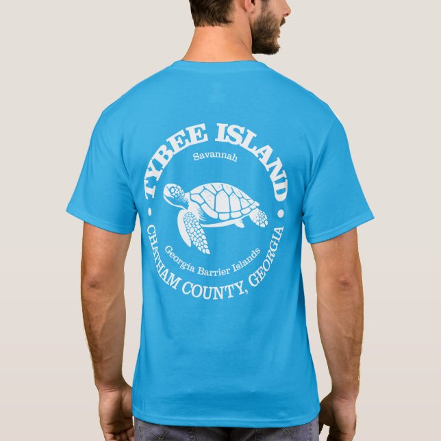 Tybee Island (sea turtle) T-Shirt (Back)
