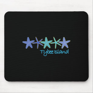 Tybee Island Tropical Vacation Beach Mouse Mat