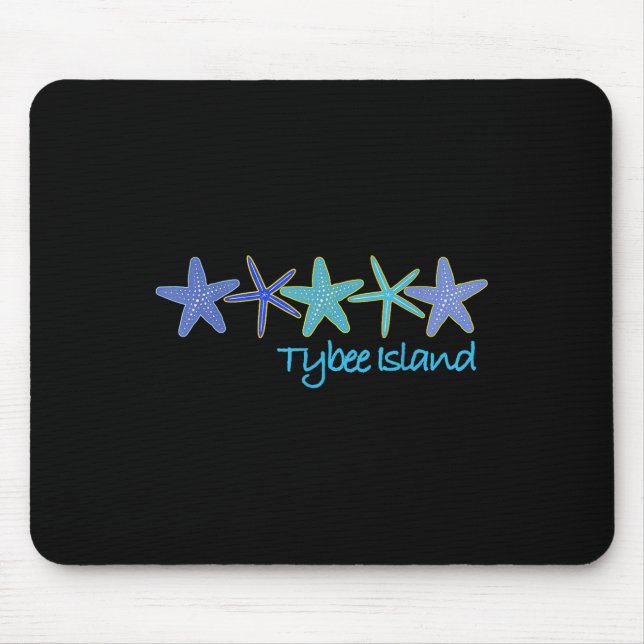 Tybee Island Tropical Vacation Beach  Mouse Mat (Front)