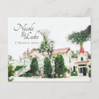 Tybee Island Wedding Chapel Save the Date