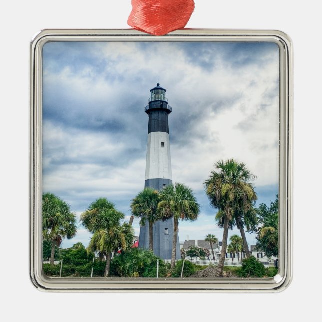 Tybee Lighthouse Collectible Ornament (Front)
