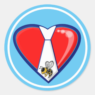 TYBEE LOVE CLASSIC ROUND STICKER