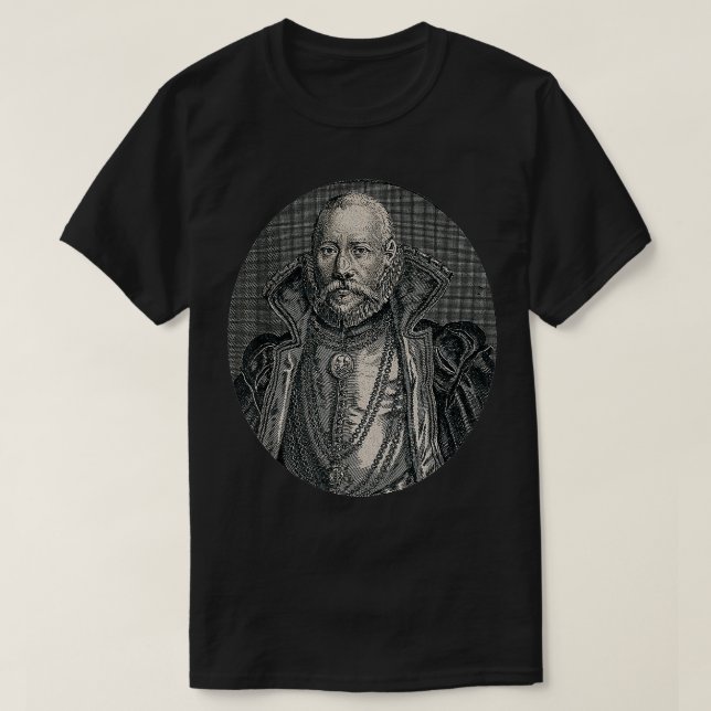 Tycho Brahe Danish Astronomer Denmark Astronomy Sc T-Shirt (Design Front)