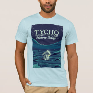 Tycho impact crater travel poster T-Shirt