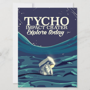 Tycho moon travel poster
