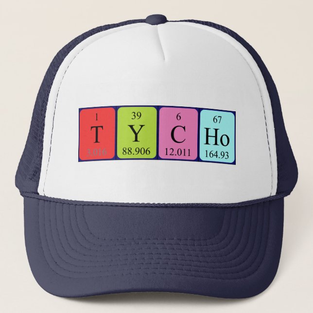 Tycho periodic table name hat (Front)