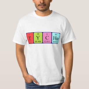 Tycho periodic table name shirt
