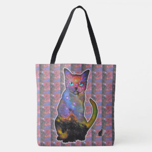 Tycho Space In Cat Tote Bag