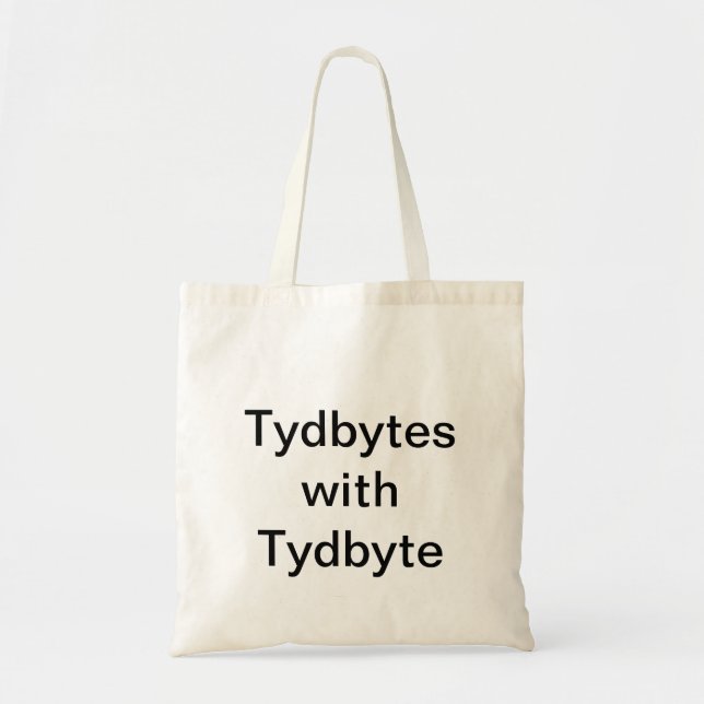Tydbytes with Tydbyte Tote White (Front)