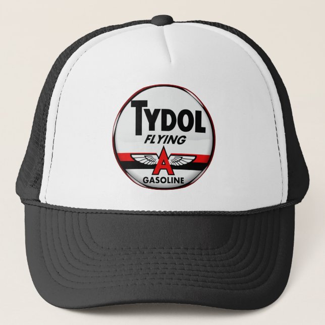 Tydol Flying Gasoline sign Crystal version Trucker Hat (Front)