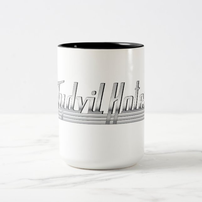 Tydvil Hotel Large Coffee Mug Logo #3 (Center)