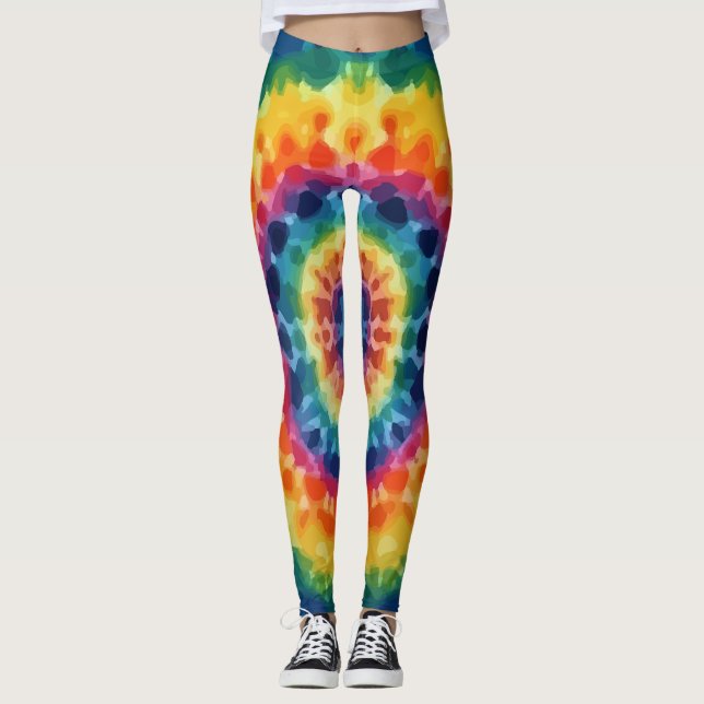 Tye-Dye-4 Leggings (Front)