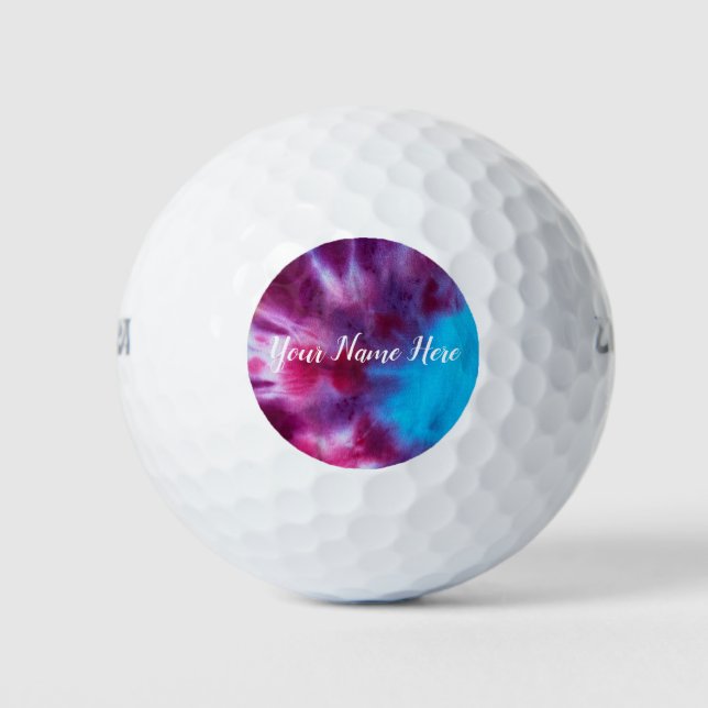 Tye Dye #5 Golf Balls (Front)