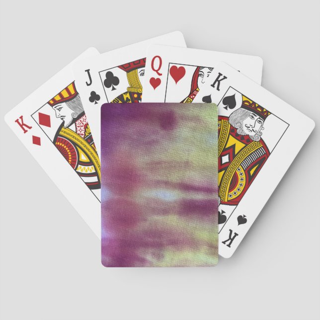 Tye Dye#6 Playing Cards (Back)