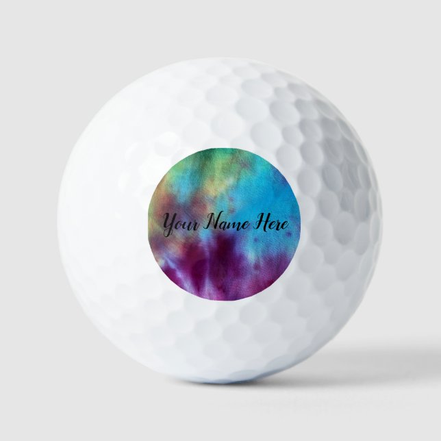 Tye Dye #7 Golf Balls (Front)