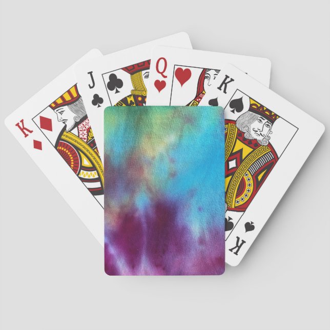 Tye Dye #7 Playing Cards (Back)