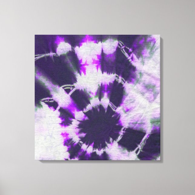 Tye Dye Composition #1 by Michael Moffa Canvas Print (Front)